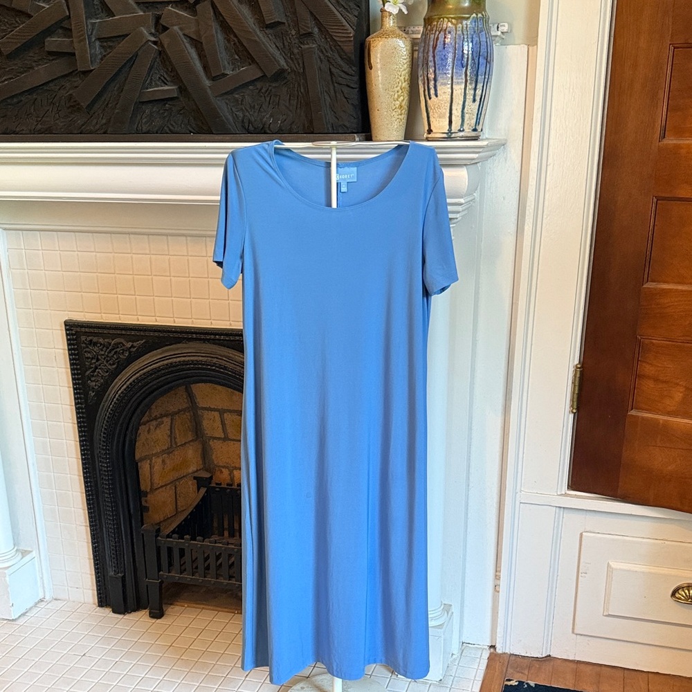 Koret Blue Midi Dress- worn once. Excellent condition